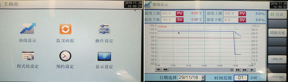 小型恒温恒湿试验箱可程式控制器